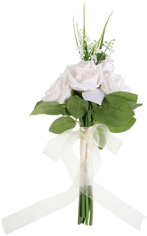 Zerodeko Brautsträuße Hochzeitsstrauß Künstliche Rosen Für Hochzeit Party Brautjungfer Romantische Dekoration