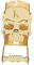 BESTonZON Würfel Spiel Tablett Holz Würfel Dispenser Prop Schädel Würfel Roller Tragbare