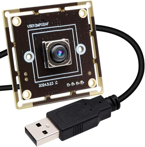 Svpro Modulo fotocamera USB 12 mp autofocus 4K 30fps Webcam Board per computer UVC USB2.0 1080P 60fps PC Camera 300ms PDAF Fast Auto Focus Camera IMX362 Machine Vision Telecamera industriale per