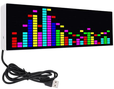 Vielseitige Anzeigemodi RGB Spectrum Displum LED RGB FORTSFREICHE EIGERISCHER HOUS HOME STEREO Analysator Grafikvisualisierer Musik Rhythmus VFD Display Light Messer Analysers Band