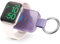 Portable Wireless Charger for Apple Watch Series 10,9,8,7,6,5,4,3,2,SE,Ultra 2,i.VALUX 1000mAh iWatch Charger Magnetic Keychain Power Bank,Travel Apple Watch Accessories 45/44/42/41/40/38/49mm(Purple)