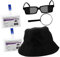 Sosoport 1 Juego Accesorios con Sombrero Gafas para Fiestas de Halloween Rol