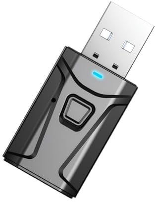 Bluetooth Adapter for TV PC Car Wireless Audio Transmitter Receiver Dongle | Compact USB design, TV PC car compatible, wireless audio transmission, plug-and-play, home office living room use