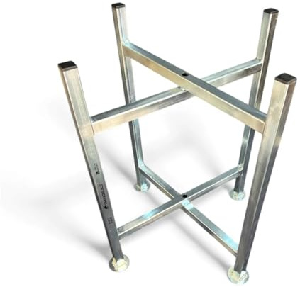 Rhinobuild Zinc Plated Mortar/Spot Board Stand - with feet Silver Zinc Plating / 600mm