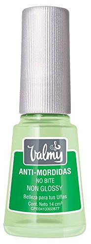 Valmy Anti-Nägelkauen Behandlung, beendet Nägelkauen und Daumenlutschen, fördert das Wachstum der Nägel, glanzloser Nagellack, 14 ml (1 Einheit)