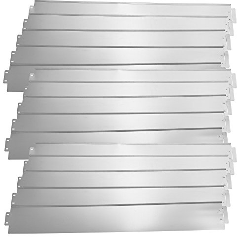 casa.pro Metall Rasenkante 15er Set 100cm Beetumrandung Beeteinfassung Mähkante 15m