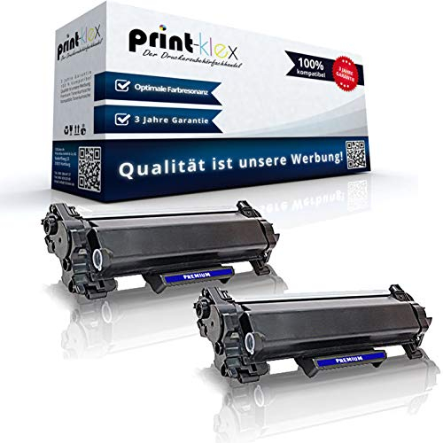 2X Print-Klex Kompatible Toner kompatibel für Brother HL-L2310 HL-L2310D HL-L2350 HL-L2350DW HL-L2357 HL-L2357DW HL-L2370 HL-L2370DN HL-L2372 HL-L2372DN HL-L2375 HL-L2375DW TN 2420 - Color Plus Serie