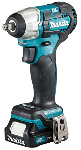 Makita TW160DSAJ 12V Max Li-Ion CXT Brushless Impact Wrench Complete with 2 x 2.0 Ah Li-Ion Batteries and Charger Supplied in A Carry Case