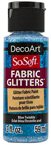 DecoArt SOSOFT-Pintura para Tela, Color, Brillo Azul, 1 count (Pack of 1)