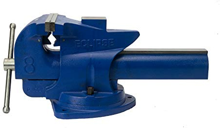 Eclipse Professional Tools EQRV-8 Mechanik-Schraubstock mit Schnelllöse-Funktion, 20 cm
