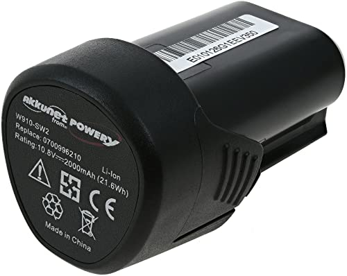 Batteria compatibile con Würth tipo 07006522, 10,8 V, agli ioni di litio