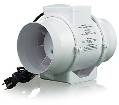 VENTS-US TT 100 4 inch inline fan for ducting with high static pressure application - ideal solutions for multi-purpose supply or exhaust use in residential and commercial ventilation