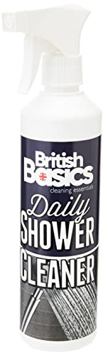 BritishBasics - Daily Shower Cleaner | Spray and Leave Bathroom Cleaner 500ml