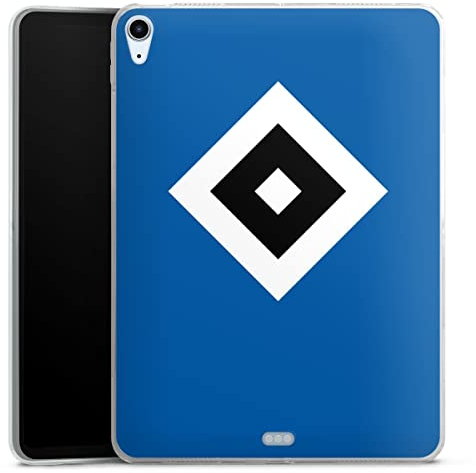 DeinDesign Silikon Hülle kompatibel mit Apple iPad Air 2020 (2020) Case Tablet Hülle Hamburger SV Logo HSV