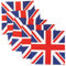 Baker Ross PJ143 Union Jack Papierservietten, 40 Stück, Königskrönung Party und Geschirr, 33 cm x 33 cm