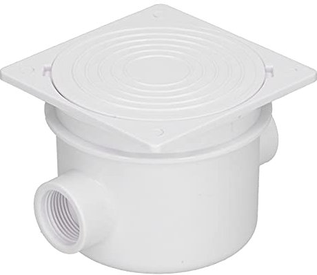 DEWIN Caja de Conexiones A Prueba de Agua, Caja de Conexiones de Luz Subacuática Blanca Caja de Conexión de Cable de Piscina A Prueba de Polvo