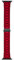 Michael Kors Bracelet pour Apple Watch ; bracelets de montre intelligente en acier inoxydable pour femme ; compatible avec Apple Watch 38 mm, 40 mm, 41 mm, 42-45 mm Rouge, One Size, Acier inoxydable