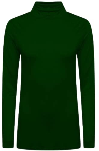 Pretty Attitude Women's Turtle Neck Jumper Ladies Polo Neck Sweater roll up Tops Long Sleeves Ladies Winter Cloths