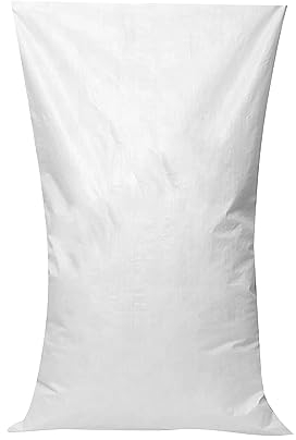 ERFU Sac à Gravat 50x80 cm Lot de 1000 - Sacs en Polypropylène Alimentaire pour Cereale Chantier Riz et Grain | Sacs de Chantier, de Jardin et à Sable | Tissés PP | Réutilisables (1000)