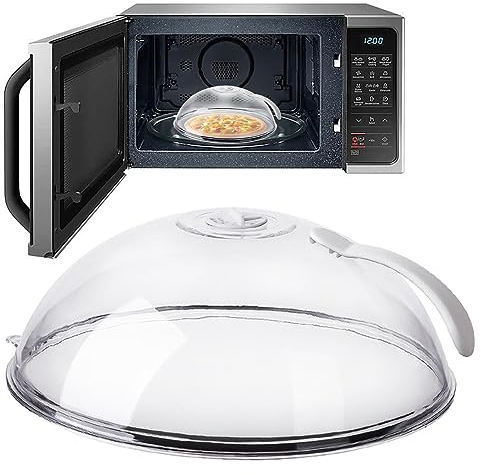 Fukamou Mikrowellen Abdeckung Mikrowellen Abdeckhaube Mikrowellendeckel Mit Griff Für Und Gemüse