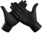 Gedikum Nitrilhandschuhe Schwarz, puderfreie Einweghandschuhe BLACK, Größe: S - 1000 Stück, deckende undurchsichtige schwarze Farbe, latexfreie Einmalhandschuhe (L)