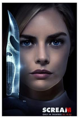 EYEZER 2023 Filmposter Scream VI, Leinwand-Poster, Wandkunst, Dekor, Bild, Gemälde für Wohnzimmer, Schlafzimmer, Dekoration, ungerahmt, 20 x 30 cm