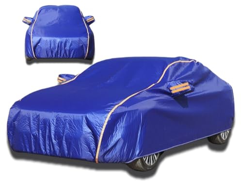 Autoabdeckung für Audi A1 2012–2022 | Kratzfeste und wasserdichte Vollgarage für Vier Jahreszeiten, universelle Autoplane, 100% Anti-Taifun- und Regen-UV-Abdeckung