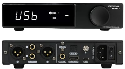 SMSL DO100 PRO 2xES9039Q2M Balanced DAC, XMOS XU316 PCM768kHz DSD512 HiFi USB C DAC, USB/BT5.1 LDAC/Opt/Koax/HDMI ARC zu RCA/XLR Ausgang Gaming DAC für PC/PS5/Switch/HDTV/CD Player