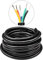 Urcianow Filo elettrico 5 conduttori 10 metri 14AWG cavo 5x2mm² 14awg cavo in rame stagnato 10M filo prolunga bassa tensione guaina in PVC nero per elettrodomestici da cucina