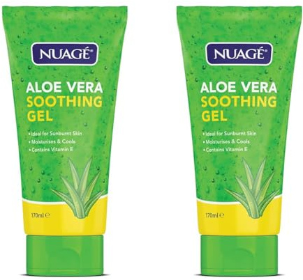 NuageAloe Vera Gel, Green, 170 Ml (Pack of 2)
