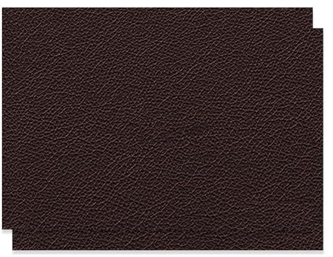 2 Stück Leder Reparatur Patches 20x28 cm PU Leder Reparaturblatt Selbstklebendes Leder Reparaturblatt Geeignet für Sofas, Autositze, Handtasche, Möbel (Braun)