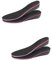 2 Paar Booster-Pad komfortable Einlegesohle in Sporthöhe absorbierendes Stützkissen Aufzug sport einlegesohlen sneaker pads komfortable Erhöhungssohle Höhe erhöhen Einlegesohle rot Beaupretty