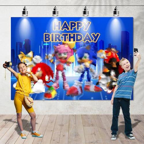 5x3FT Happy Birthday Backdrop, Party Decorations Happy Birthday Banner Photography Background Photo Decorations Supplies Sign Poster for Girls Boys Teens Baby Shower Party Decorations