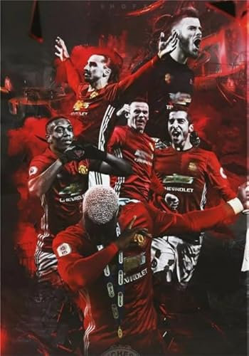 RUIYANMQ Jigsaw 1000 Pieces - Manchesters Soccer Posters - Art Puzzles - For Adults Family Educational Toys - Wall Decor - Ex17Zx