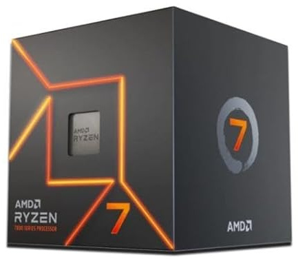 AMD Ryzen™ 7 7700 Prozessor mit Wraith Stealth Kühler (8 Kerne/16 Threads, Unlocked. Zen 4 Architektur. 40 MB L2+L3 Cache. 65W TDP. Bis zu 5,3 GHz Boost-Takt. Sockel AM5. DDR5 & PCIe 5.0)