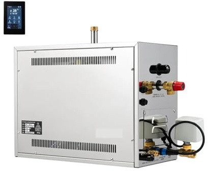 Sauna a vapore, App Da 15KW WiFi Bluetooth Controllato Turco Finlandese Hammam Spa Doccia Generatore Di Vapore Sauna Elettrica Intelligente,per la casa