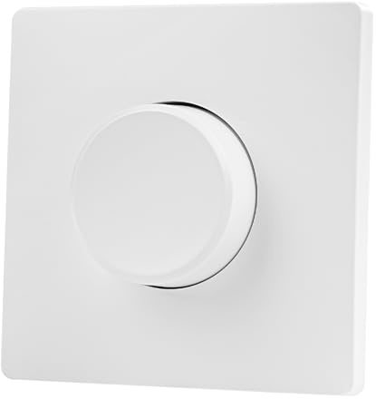 Dimmer per led 220V dimmer led 5-300W interruttore dimmerabile rotativo dimmer a filo singolo adatto per LED dimmerabili lampadine a incandescenza lampade alogene BQ-TTLDIM-UT