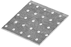 Lochplatte Flachverbinder Holzverbinder Nagelplatte Lochblech Verbinder 10x10cm