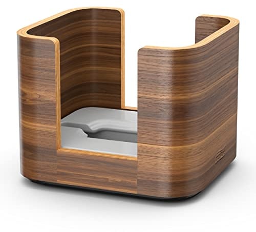 Tork 273003 Xpressnap Snack Serviettenspender / N10 Tischspender in Walnuss für Spenderservietten / 1 x Falttuchspender / 11,6 x 14,6 x 13,6 cm (H x B x T)