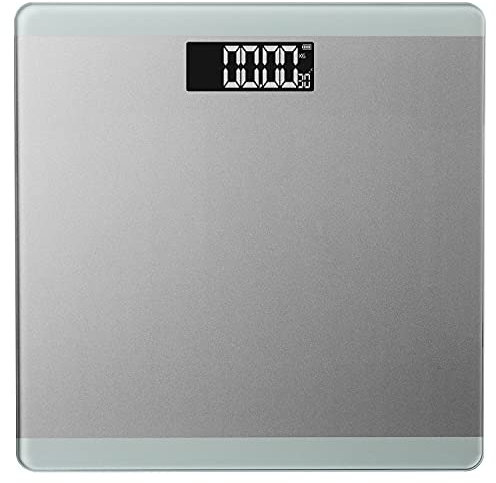 Aquarius 3 in 1 Digital Bathroom Scales with Step-On Technology and Auto Shut Off, Max 180kg, 4 Colours - Silver