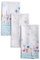 Maison d' Hermine Flower in The Field Lot de 3 torchons de Cuisine Multi-usages 100% Coton | Serviettes de Bar | Printemps/Été (50 cm x 70 cm)