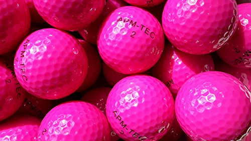 APM-TEC 50 Golfbälle, rosa pink, NEU, Turnierqualität, 432 Dimple Z-03