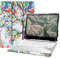 Alapmk Diseñado Especialmente La Funda de Cuero de PU para 12 HP Chromebook X360 12b 12b-caXXXX (12b-ca0000 to 12b-ca9999,Such as 12b-ca0010nr) Series[No Compatible con: HP Other Laptop],Love Tree