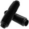 2Pcs Black Motorcycle Fork Rubber Gaiters 250mm x 32mm