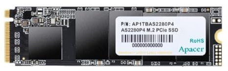 Apacer AS2280P4 1TB SSD M.2 2280 PCIe