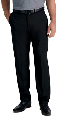 Haggar Men's Smart Wash™ Repreve® Suit Separate Pant Classic Fit Black