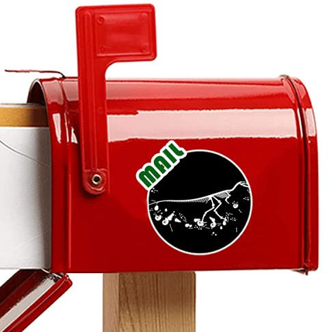 Beauty Gift Riesige Dinosaurier Gras Knochen Aufkleber Briefkastenaufkleber Kleber