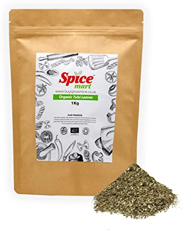 Organic Tulsi | Holy Basil Leaves Premium Quality Certified by Soil Association (950g)