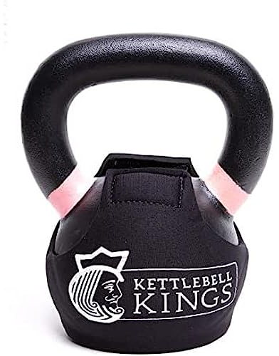 SPECIFIC TO KETTLEBELL KINGS PRODUCTS - Powder Coat Kettlebell Wrap - KG - Floor Protector Kettlebell Cover With 3mm Neoprene Sleeve for Gym or Home Fitness Kettlebell Protection (40KG)