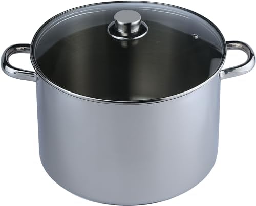 aro Olla de acero inoxidable, con tapa, Ø 30 cm, 18 L